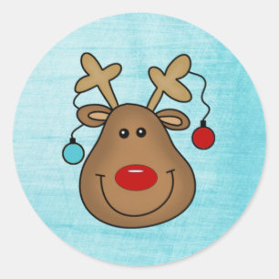 Rond Sticker de Noël