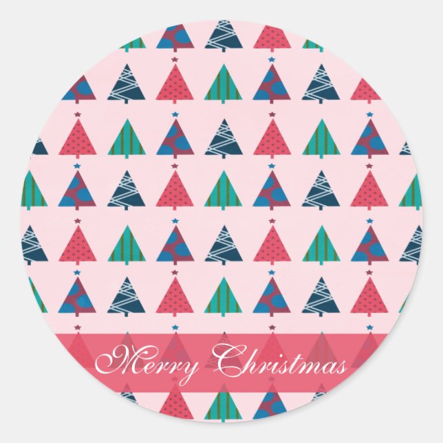 Rond Sticker de Noël (Devant)