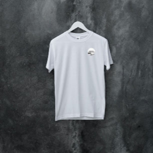 Rond Sticker de nom de famille Silhouette noire