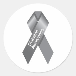 Rond Sticker de sensibilisation au diabète