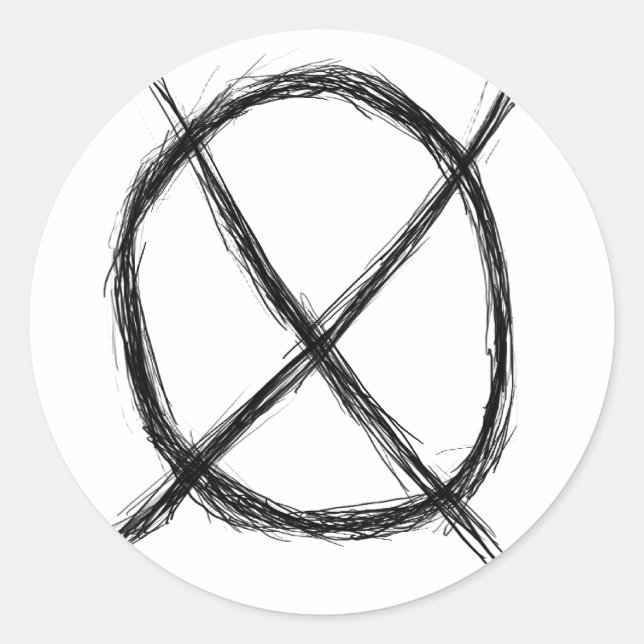 Rond Sticker de symbole de l'opérateur (Devant)