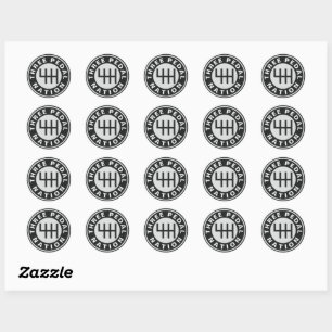 Rond Sticker DE TROIS PEDAL NATION