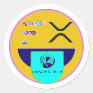 Rond Sticker de visage en cristal FLR XRP Bonzentech !