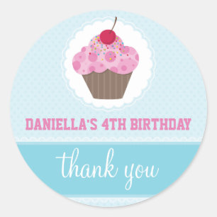 Rond STICKER DÉCORATIF :: cupcake 5