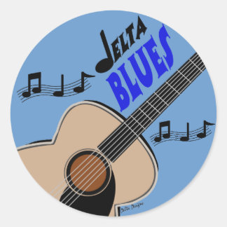Rond Sticker Delta Blues