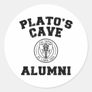 Rond Sticker des anciens de la grotte de Platon