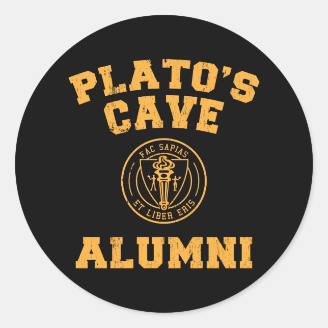 Rond Sticker des anciens de la grotte de Platon (Devant)