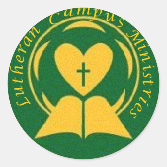 Rond Sticker des ministères du Campus luthérien (Devant)