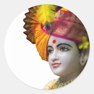 Rond Sticker design Jay Swaminarayan