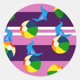 Rond Sticker d'été