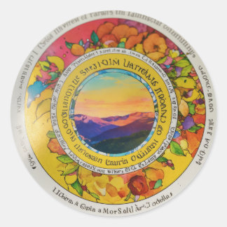 Rond Sticker d'expression en gras