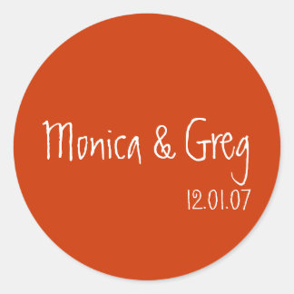 Rond Sticker d'invitation