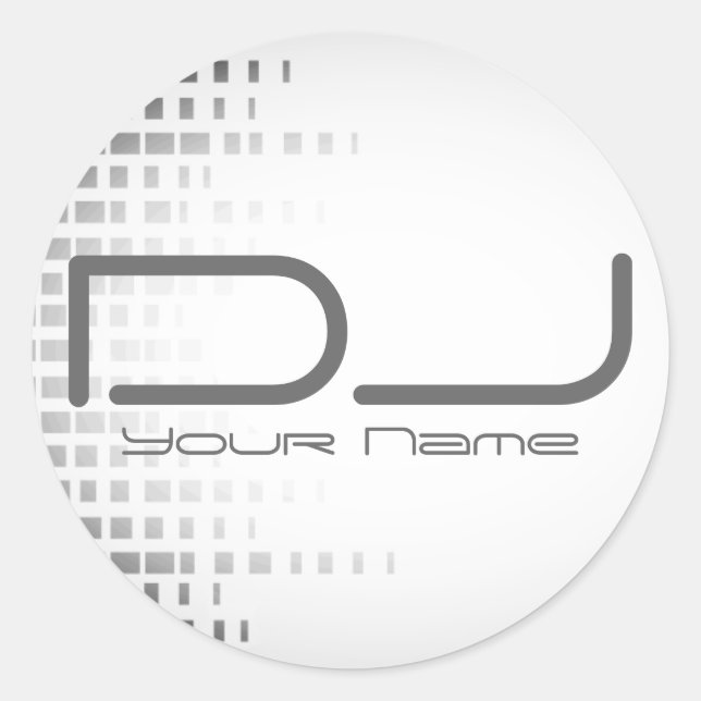 Rond Sticker DJ (Devant)