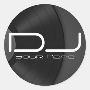 Rond Sticker DJ