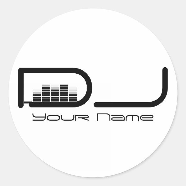 Rond Sticker DJ (Devant)