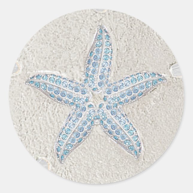 Rond Sticker Dollar De Sable D'Épée (Devant)