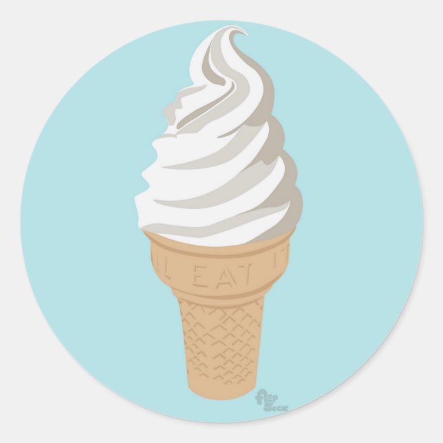 Rond Sticker doux (Devant)