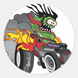 Rond Sticker Dragger