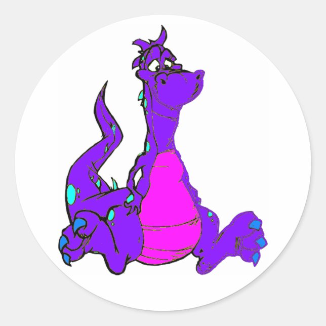 Rond Sticker Dragon (Devant)