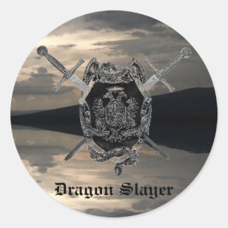 Rond Sticker Dragon