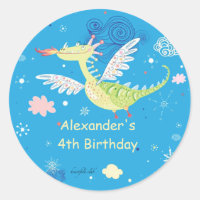 Sticker Dragon Volant