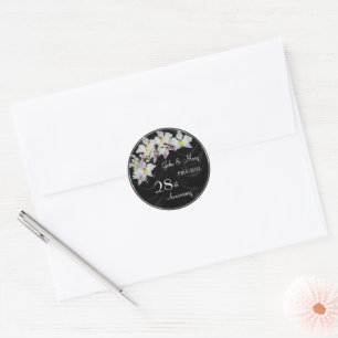 Rond Sticker du 28e anniversaire du Mariage