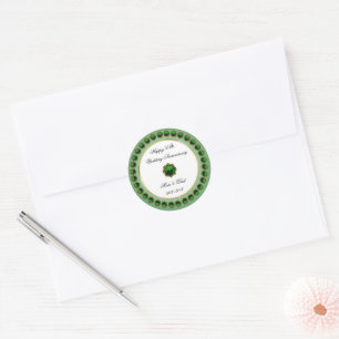 Rond Sticker du 55e anniversaire du Mariage