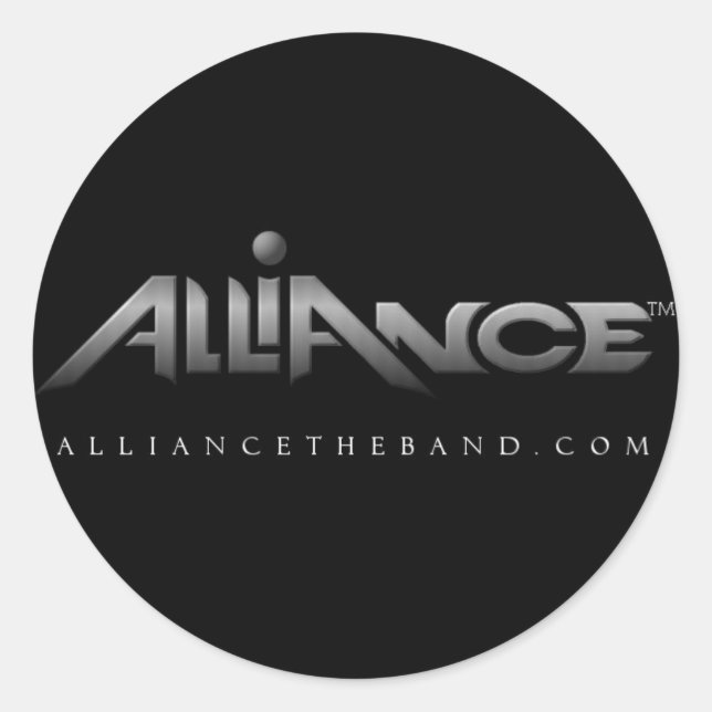 Rond Sticker du cercle Alliance (Devant)