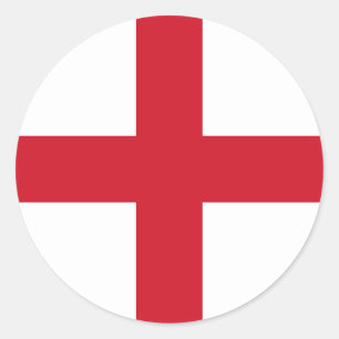 Rond Sticker du drapeau de l'Angleterre