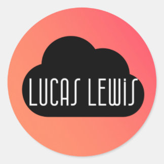 Rond Sticker du logo Lucas Lewis