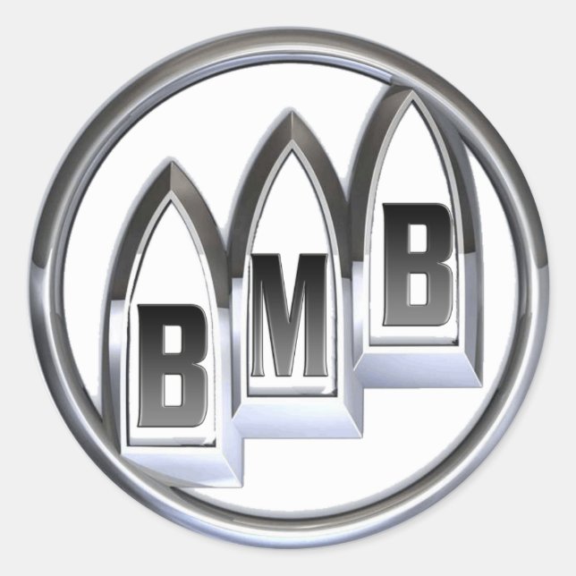 Rond Sticker du logo Round Buick MacKane (Devant)