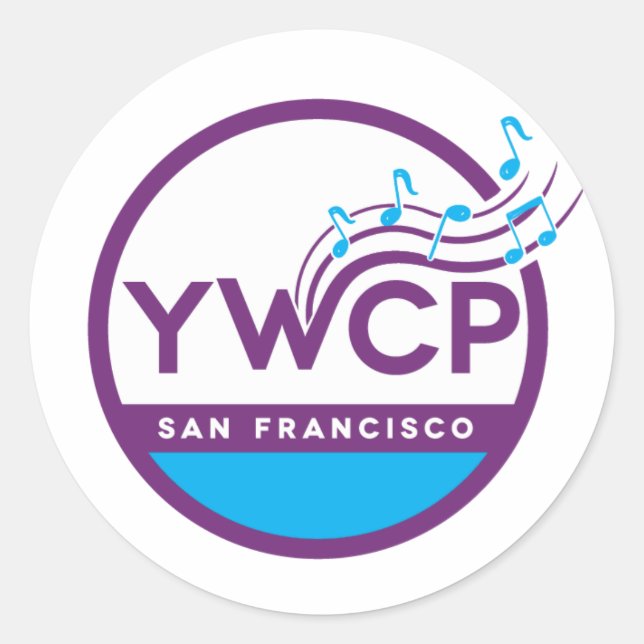 Rond Sticker du logo YWCP (Devant)