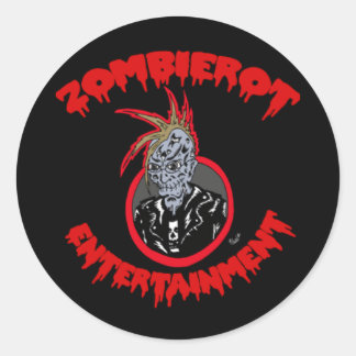 Rond Sticker du logo Zombie Xtoph