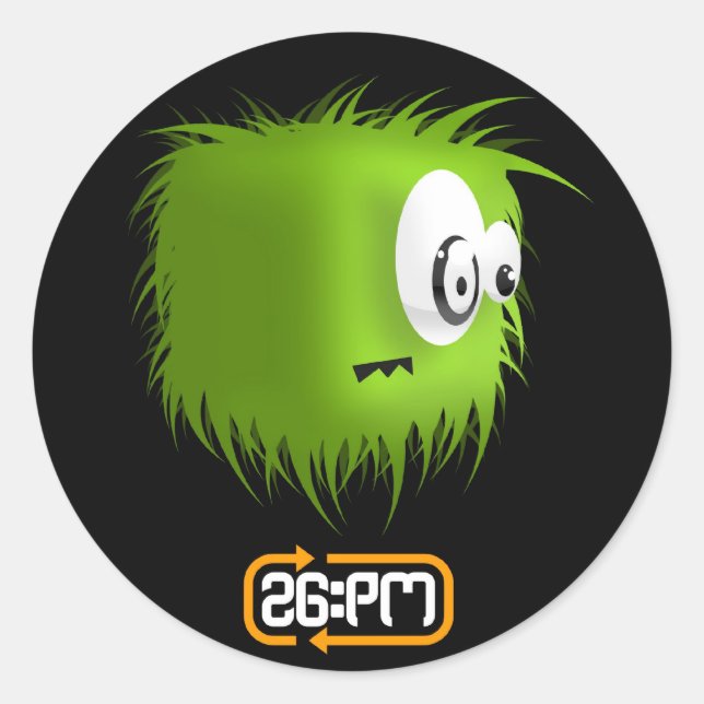 Rond Sticker "Dude Vert" (Devant)