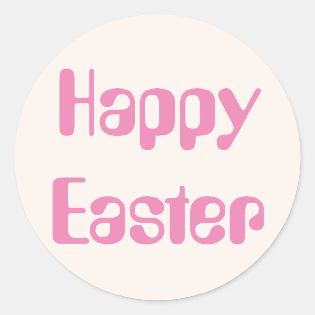 Rond Sticker Easter Amelia Sea Shell par Janz (Devant)