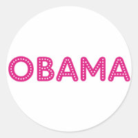 Sticker Éclairé Obama !