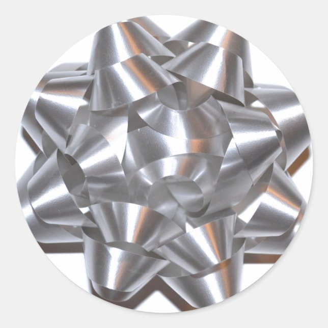 Rond Sticker en argent (Devant)