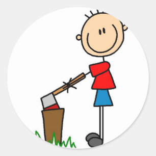 Rond Sticker en bois