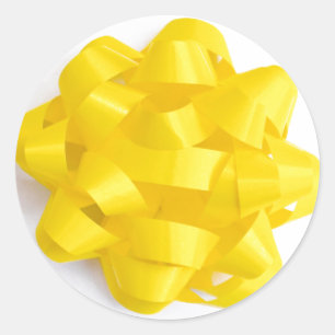 Rond Sticker en Jaune