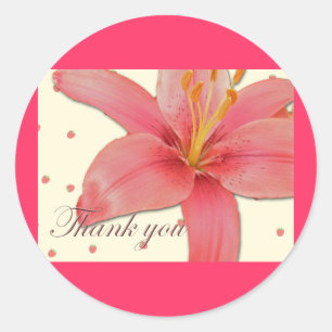 Rond Sticker en Merci de lampes hybrides