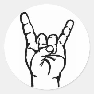 Rond Sticker en métal