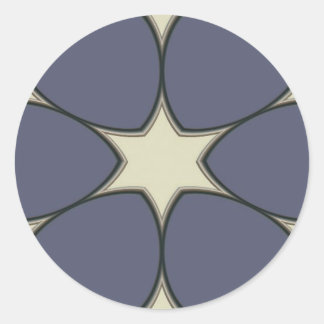 Rond Sticker en mosaïque