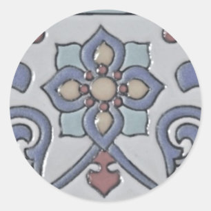 Rond Sticker en mosaïque