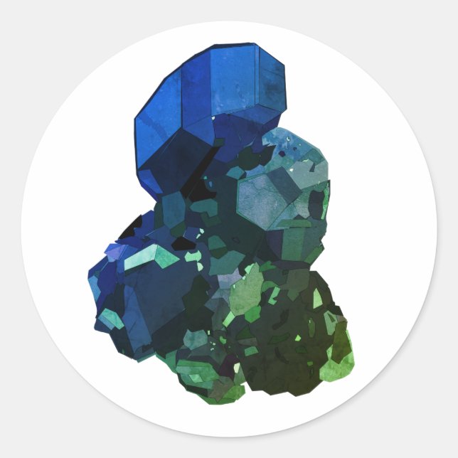 Rond Sticker en pierre, en quartz (Devant)