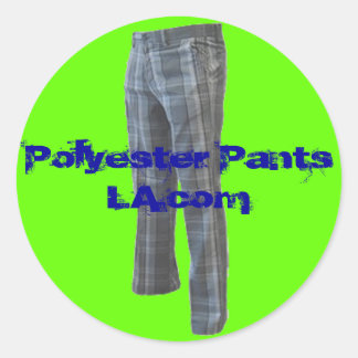 Rond Sticker en polyester Pants LA Logo