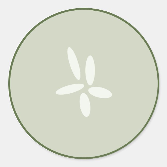 Rond Sticker en rondelle (Devant)