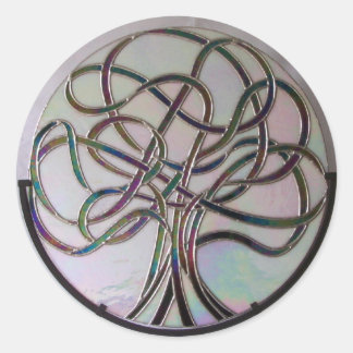 Rond sticker en verre tendu (Lifes Lights)