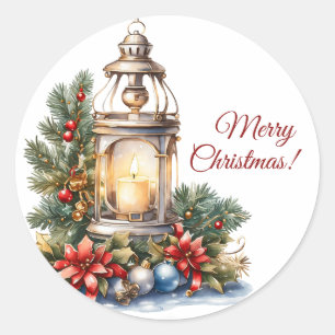 Rond Sticker en vinyle de Noël