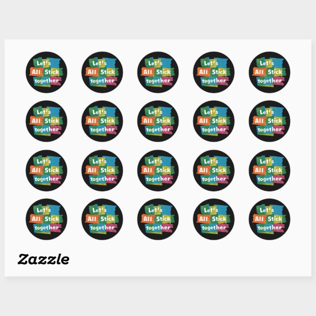 Rond Sticker Ensemble (Feuille)