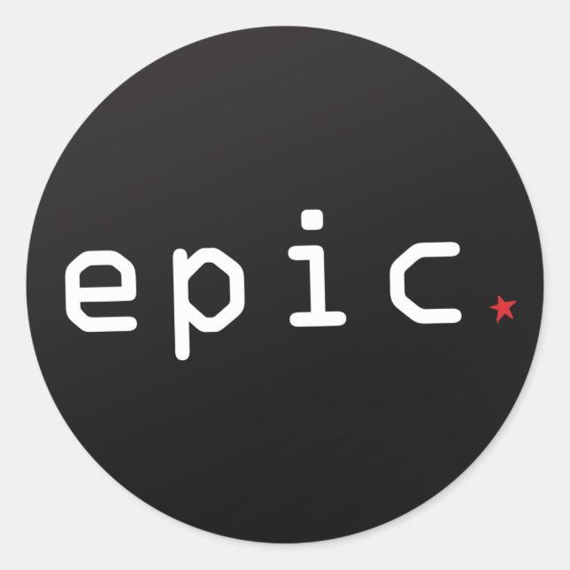 Rond Sticker Epic (Devant)